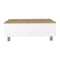 Tuhome Gambia Lift Top Coffee Table, Four Legs, White/Light Oak MBD5018 - alternate 8
